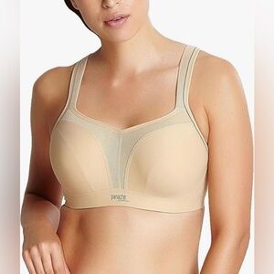 NWT Panache Women's High Impact Underwire Sports Bra Max Support, Moisture Wick